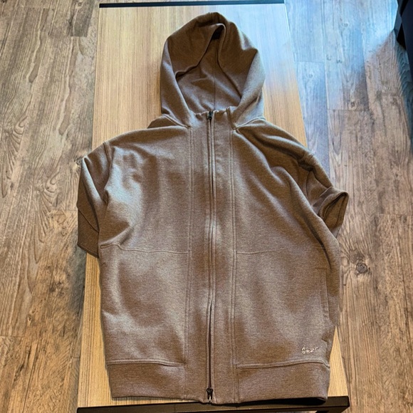 Nike Other - NWT Mens Nike Yoga Full Zip Hoodie Light Brown "Ironstone" | Size: Large